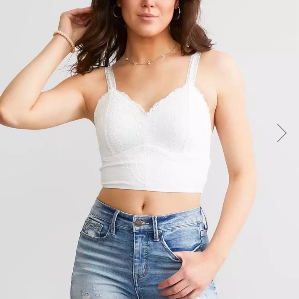 BKE Floral Lace Full Coverage Bralette